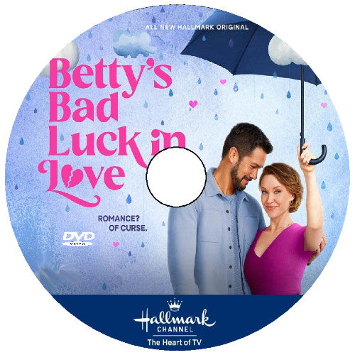 BETTY'S BAD LUCK IN LOVE DVD HALLMARK MOVIE 2024