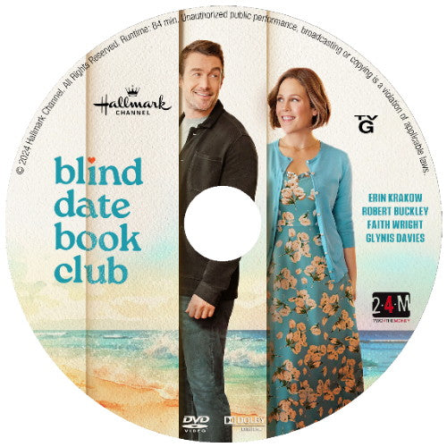 (59) BLIND DATE BOOK CLUB DVD HALLMARK MOVIE 2024 Erin Krakow