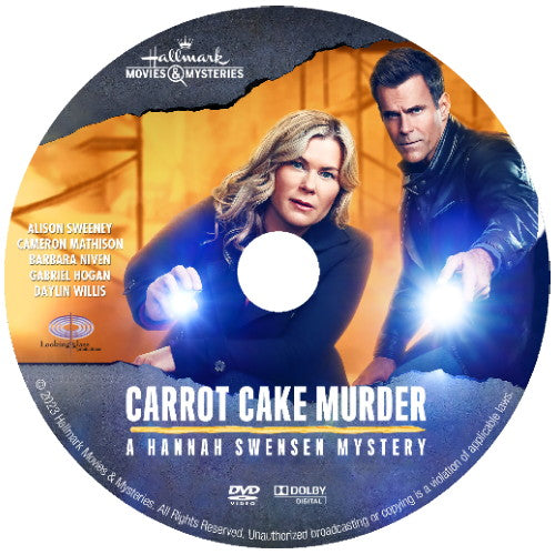 CARROT CAKE MURDER: A HANNAH SWENSEN MYSTERY DVD HALLMARK MOVIE 2023