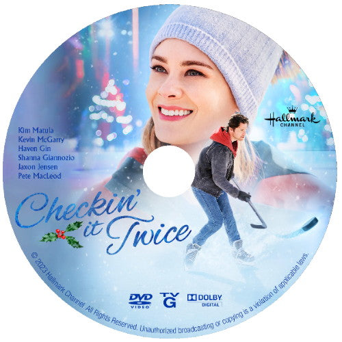CHECKIN' IT TWICE DVD 2023 HALLMARK CHRISTMAS MOVIE