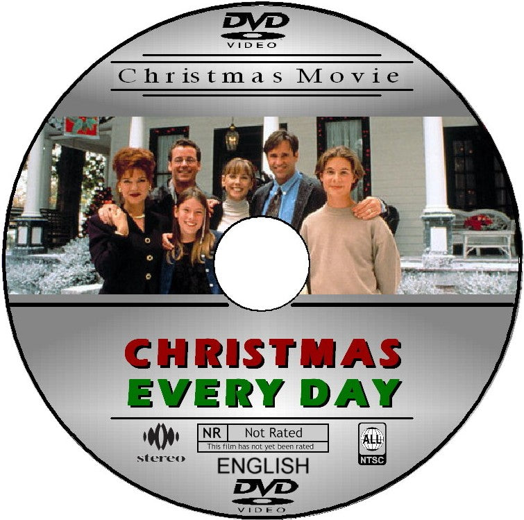 CHRISTMAS EVERY DAY DVD MOVIE 1996 Robert Hays