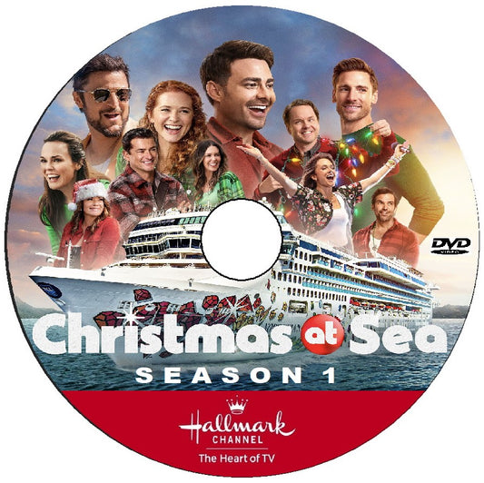 (14) CHRISTMAS AT SEA DVD SEASON 1 - 2025 Andrew Walker, Tyler Hynes