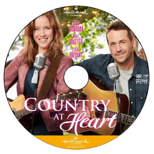 COUNTRY AT HEART HILLS DVD MOVIE 2020 - Jessy Schram and Niall Matter