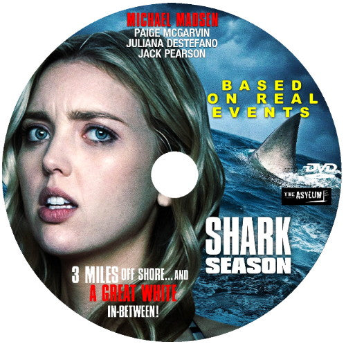 DEEP BLUE NIGHTMARE DVD 2021 LIFETIME MOVIE (AKA SHARK SEASON)