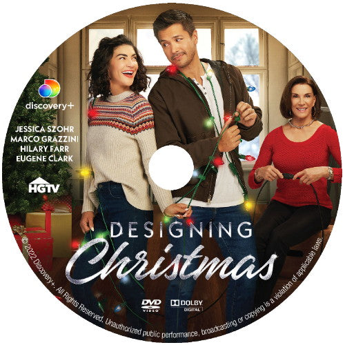 DESIGNING CHRISTMAS DVD 2022 DISCOVERY MOVIE