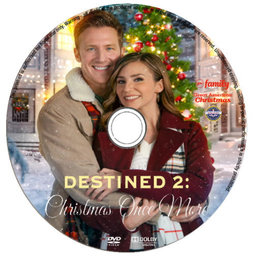 DESTINED 2 CHRISTMAS ONCE MORE DVD 2023 GAC MOVIE Casey Elliott