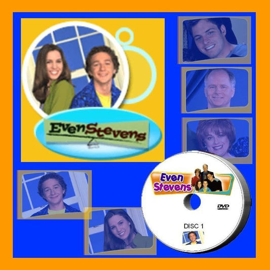 (16) EVEN STEVENS COMPLETE SERIES DVD 2000 - 2003 SEASON 1 2 3 - Shia LaBeouf