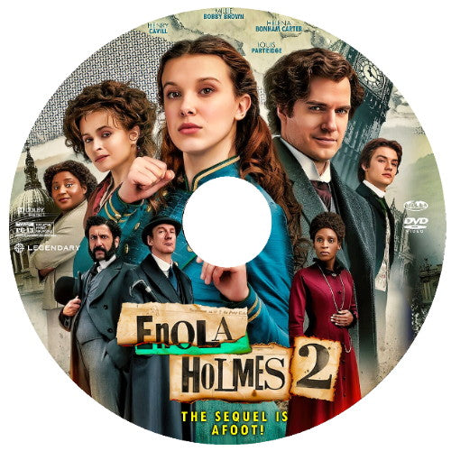 ENOLA HOLMES 2 DVD 2022 NETFLIX MOVIE