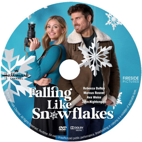 (52) FALLING LIKE SNOWFLAKES DVD HALLMARK MOVIE 2024 Marcus Rosner