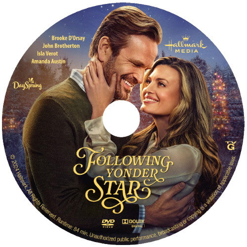 (08) FOLLOWING YONDER STAR DVD MOVIE 2024 Brooke D'Orsay