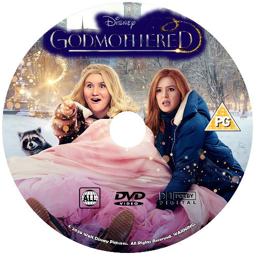 GODMOTHERED DVD DISNEY MOVIE 2020 Isla Fisher, Jillian Bell
