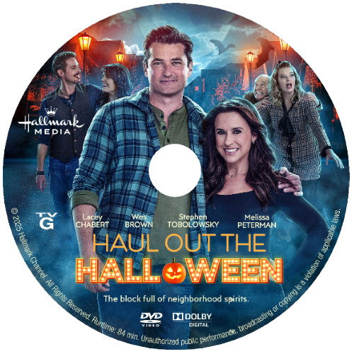 (06) HAUL OUT THE HALLOWEEN DVD MOVIE 2025 Lacey Chabert, Wes Brown
