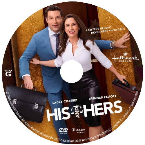 (04) HIS & HERS DVD HALLMARK MOVIE 2024 Lacey Chabert