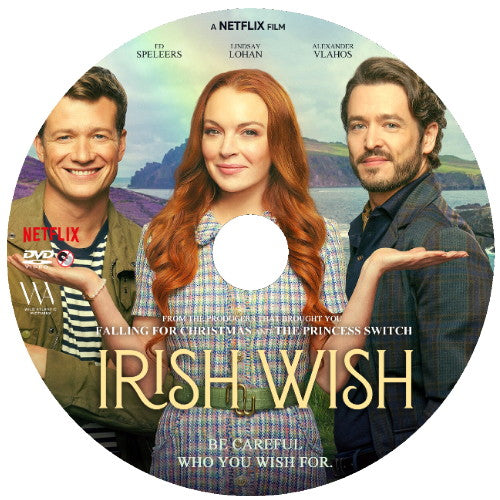 IRISH WISH DVD NETFLIX MOVIE 2024 Lindsay Lohan