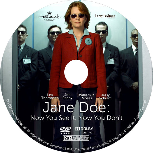 (10) Jane Doe 2: Now You See It, Now You Don't DVD Hallmark Movie 2005