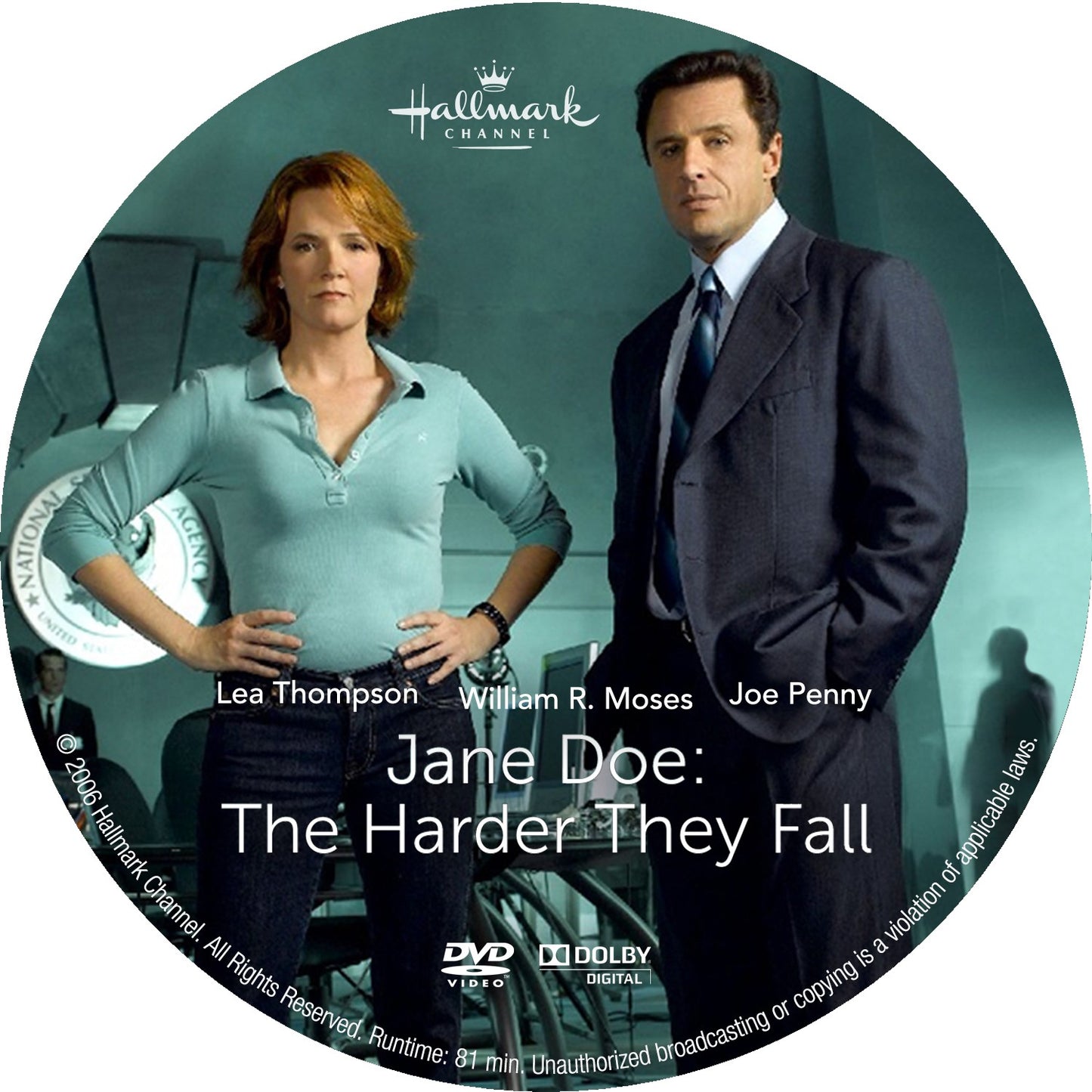 (14) Jane Doe 6: The Harder They Fall DVD Hallmark Movie 2006
