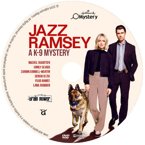 (36) JAZZ RAMSEY: A K-9 MYSTERY DVD HALLMARK MOVIE 2024 Corey Sevier