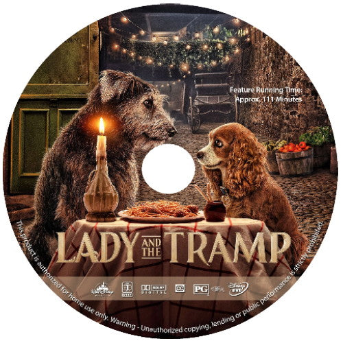 LADY AND THE TRAMP DVD DISNEY MOVIE 2019
