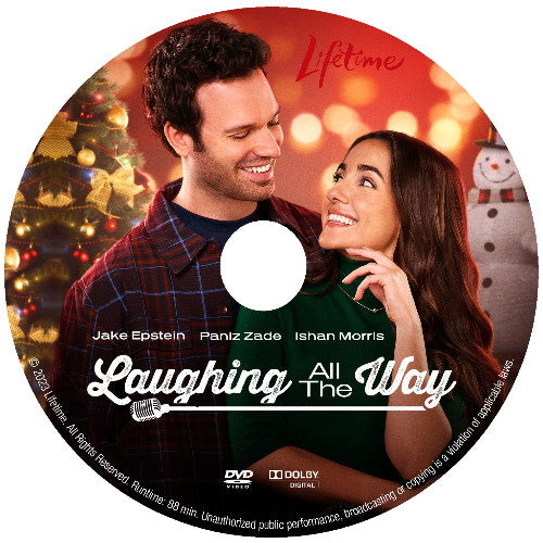 LAUGHING ALL THE WAY DVD LIFETIME MOVIE 2023 Jake Epstein