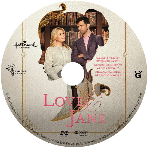 LOVE & JANE DVD HALLMARK MOVIE 2024 Alison Sweeney