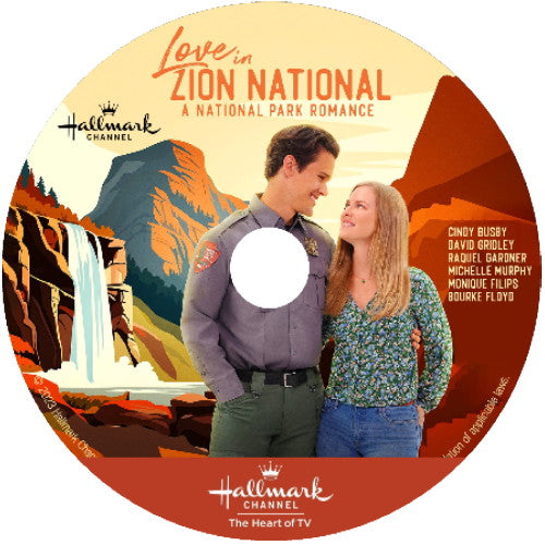 LOVE IN ZION NATIONAL: A NATIONAL PARK ROMANCE DVD HALLMARK MOVIE 2023