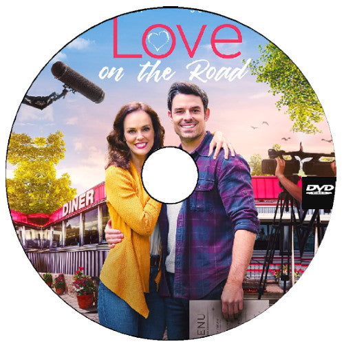 (10) LOVE ON THE ROAD DVD UPTV MOVIE 2021 - Erin Cahill, Jesse Hutch