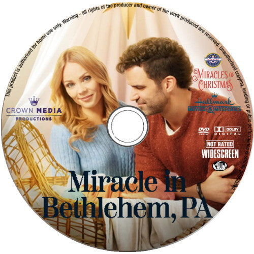 MIRACLE IN BETHLEHEM, PA DVD HALLMARK MOVIE 2023