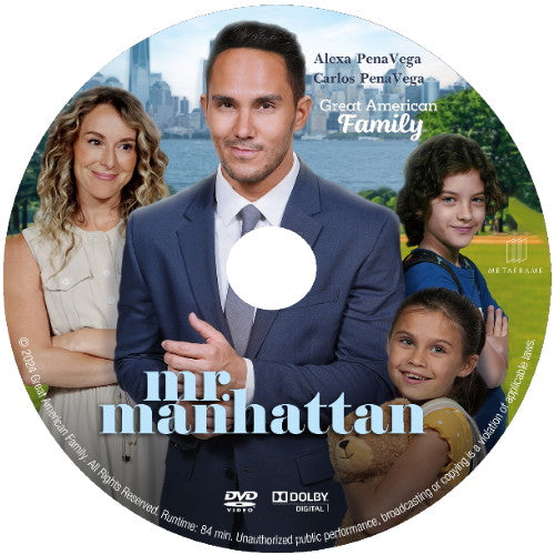 (37) MR. MANHATTAN DVD GAF MOVIE 2024 Alexa PenaVega