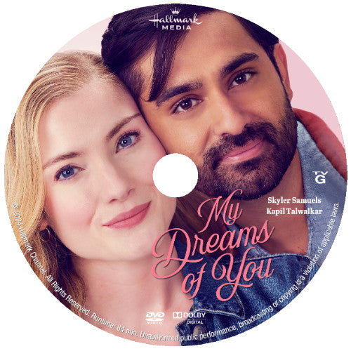 (19) MY DREAMS OF YOU DVD HALLMARK MOVIE 2024