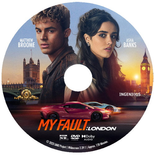 MY FAULT - LONDON DVD MOVIE 2025