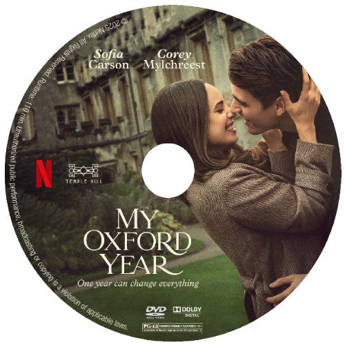 (11) MY OXFORD YEAR DVD MOVIE 2025 Sofia Carson, Corey Mylchreest