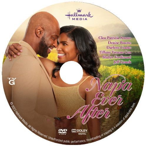 NAPA EVER AFTER DVD HALLMARK MOVIE 2023