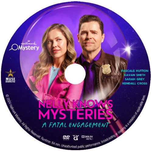 (04) NELLY KNOWS MYSTERIES: A FATAL ENGAGEMENT DVD HALLMARK MOVIE 2024