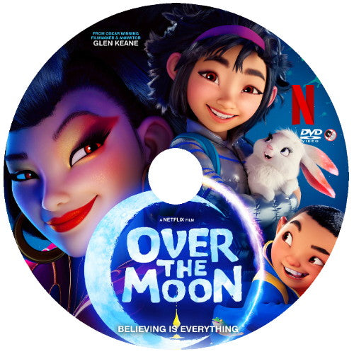 OVER THE MOON DVD NETFLIX ANIME MOVIE 2020 - (English Audio)