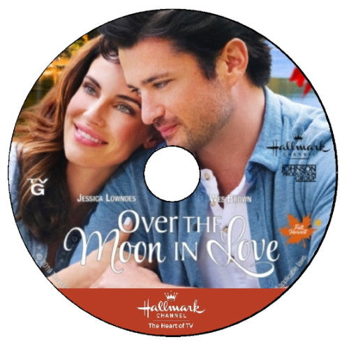 OVER THE MOON IN LOVE DVD MOVIE 2019 - Jessica Lowndes, Wes Brown