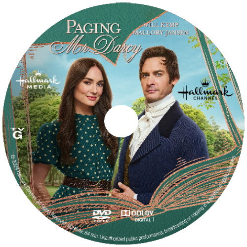 PAGING MR. DARCY DVD HALLMARK MOVIE 2024