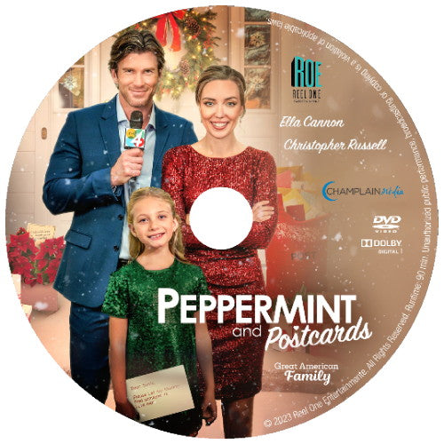 PEPPERMINT AND POSTCARDS DVD GAC MOVIE 2023 Christopher Russell