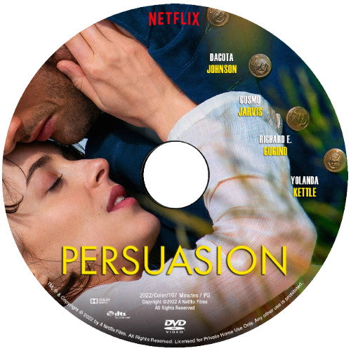(07) PERSUASION DVD MOVIE 2022 - Dakota Johnson
