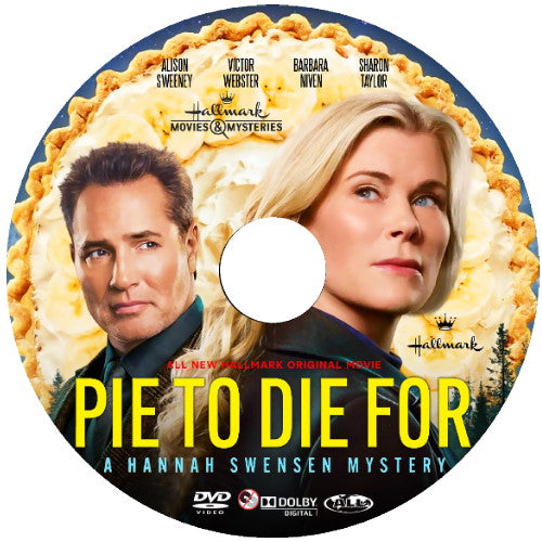 (15) PIE TO DIE FOR: A HANNAH SWENSEN MYSTERY DVD MOVIE 2025 Alison Sweeney