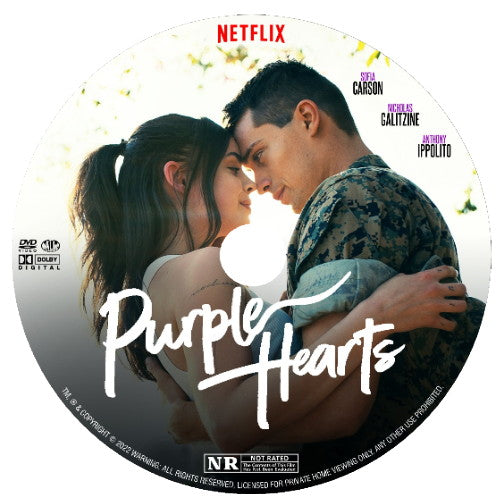 PURPLE HEARTS DVD MOVIE 2022