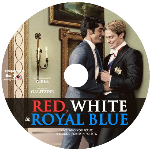 RED, WHITE AND ROYAL BLUE DVD 2023 PRIME MOVIE