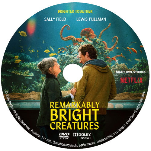 (10) REMARKABLY BRIGHT CREATURES DVD MOVIE 2026