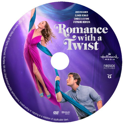 ROMANCE WITH A TWIST DVD HALLMARK MOVIE 2024