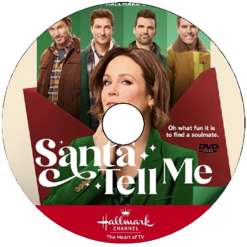 (21) SANTA TELL ME DVD MOVIE 2024 Erin Krakow, Daniel Lissing