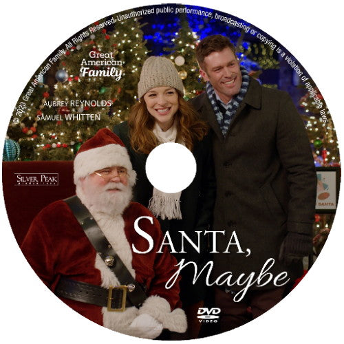 SANTA, MAYBE DVD GAC CHRISTMAS MOVIE 2023