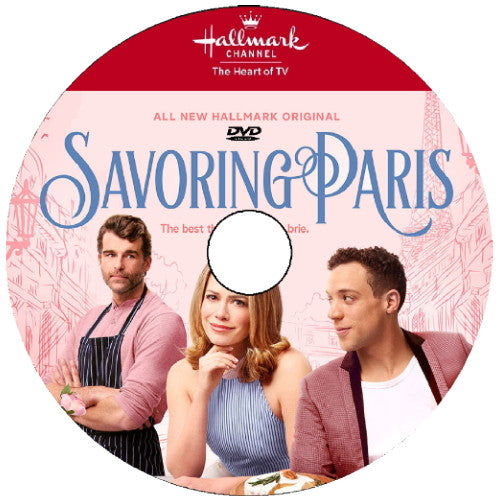 (20) SAVORING PARIS DVD HALLMARK MOVIE 2024 Bethany Joy Lenz