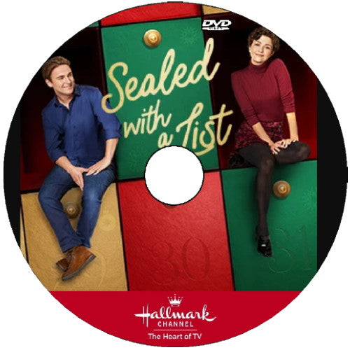 SEALED WITH A LIST DVD HALLMARK CHRISTMAS MOVIE 2023