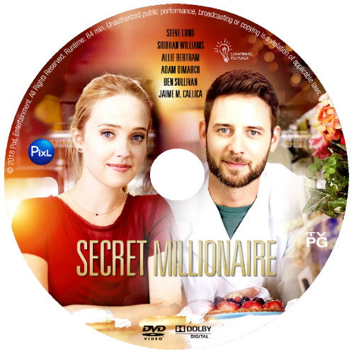 SECRET MILLIONAIRE DVD Pixl MOVIE 2018 Steve Lund