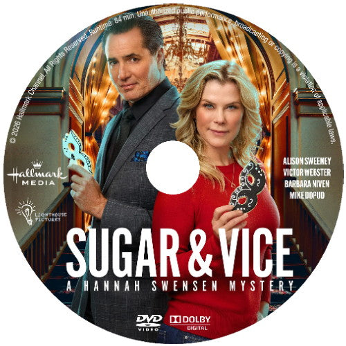 (02) SUGAR & VICE: A HANNAH SWENSEN MYSTERY DVD HALLMARK MOVIE 2026