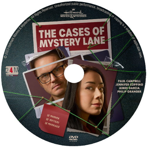 THE CASES OF MYSTERY LANE DVD HALLMARK MOVIE 2023